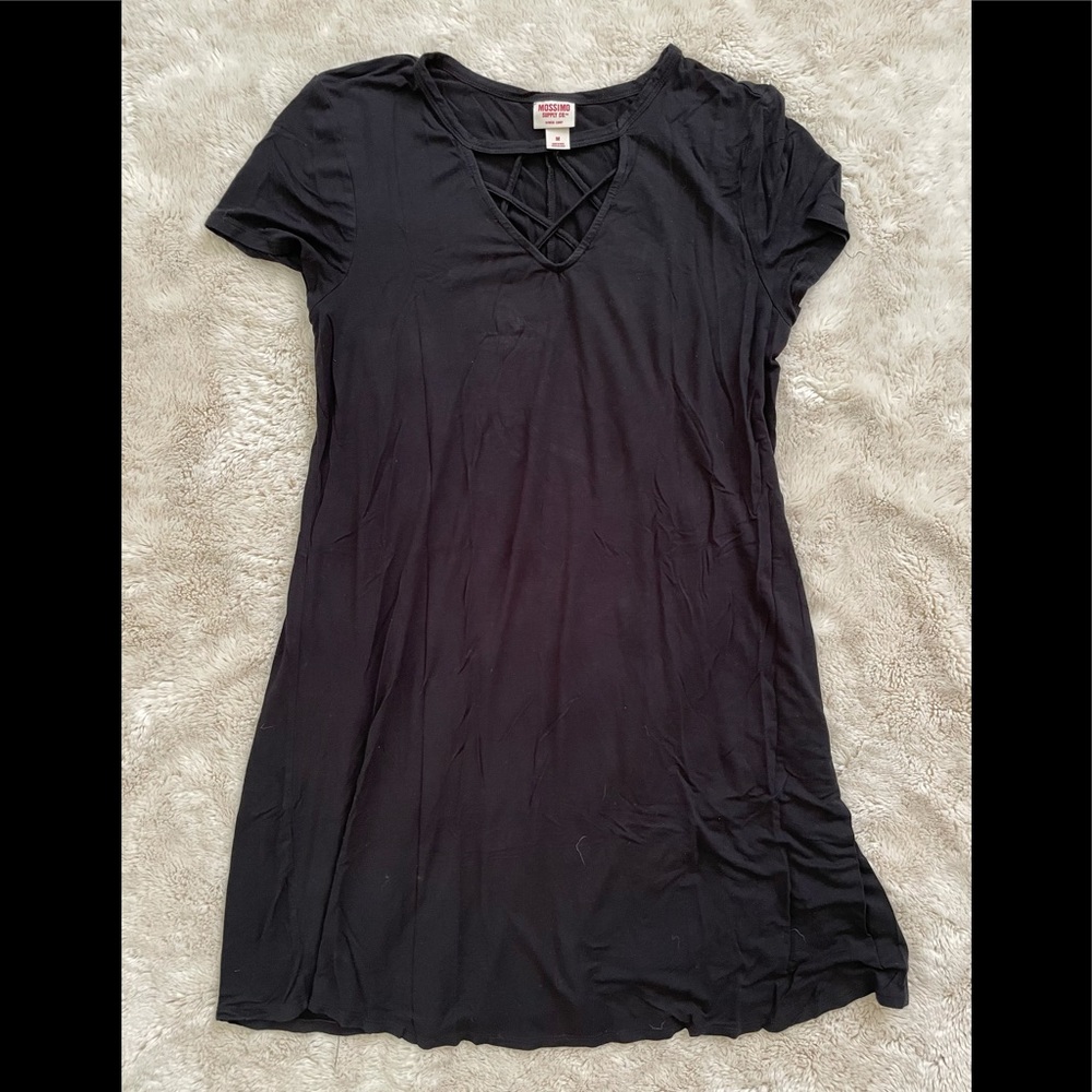 Mossimo Target- Black Flow Dress - M